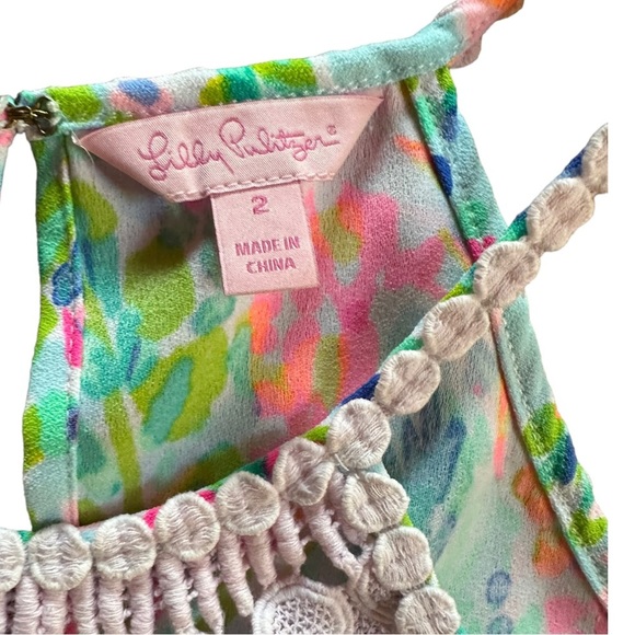 Lilly Pulitzer Pearl Shift Dress Catch The Wave Size 2 Holy Grail Unicorn - Picture 7 of 9